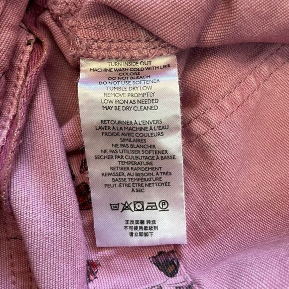 Anthropologie The Wanderer Shorts Lilac Ditsy Floral Button Fly 18W Plus - Picture 5 of 6